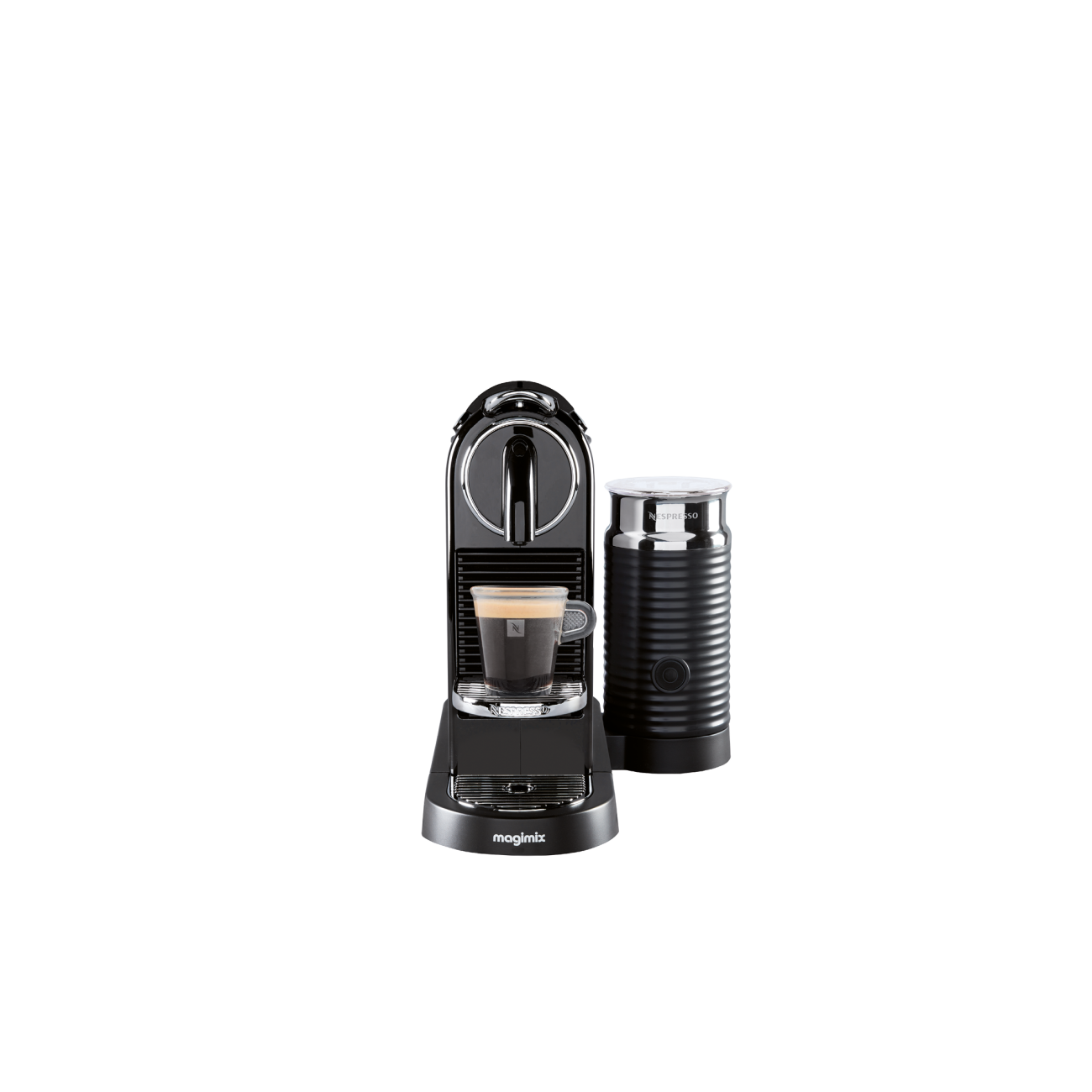 Nespresso Coffee machines Citiz and Milk Black Retro-Modern Design