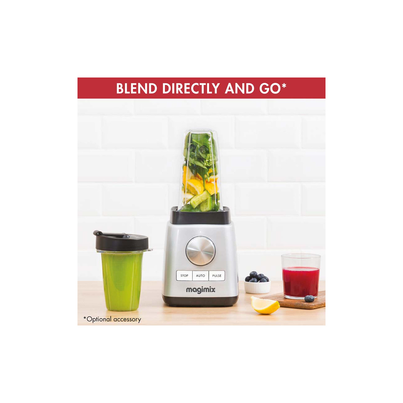 Blender Power 3 Magimix Glass Jar Smoothie and Soup Maker